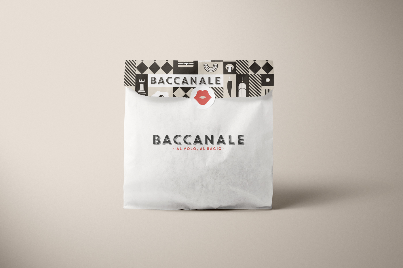 baccanale packaging sacchetto